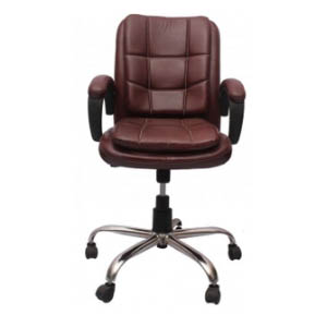 VJ Interior Visitor Chair Maroon 19 x 19 x 39 Inch VJ-137-VISITOR-MB