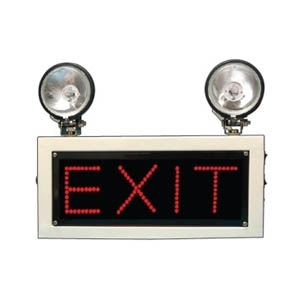 Industrial Emergency Light with EXIT