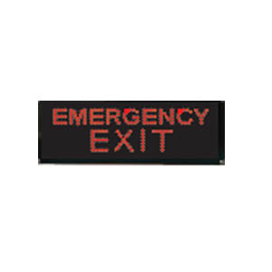 EMERGENCY EXIT Sign