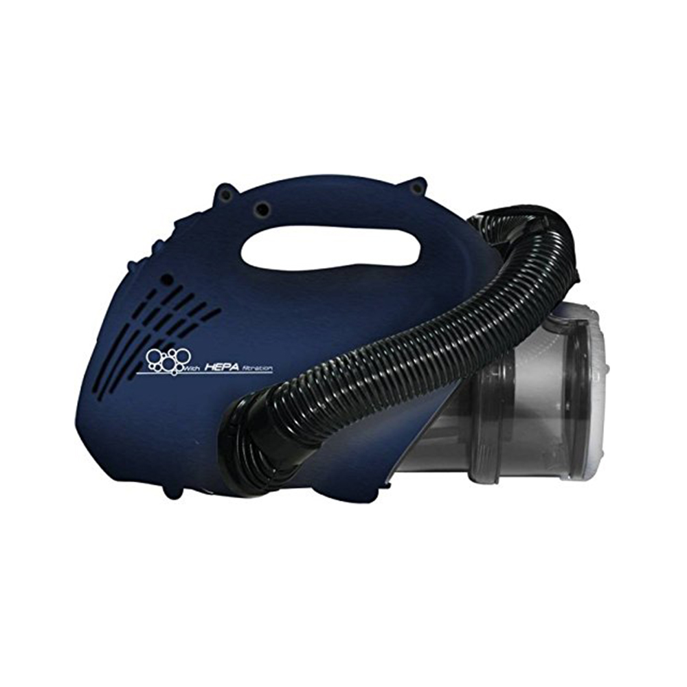 Eureka Forbes Euroclean Bravo Hand Held Vacuum Cleaner for Home & Office with HEPA Filteration Blue & Silver