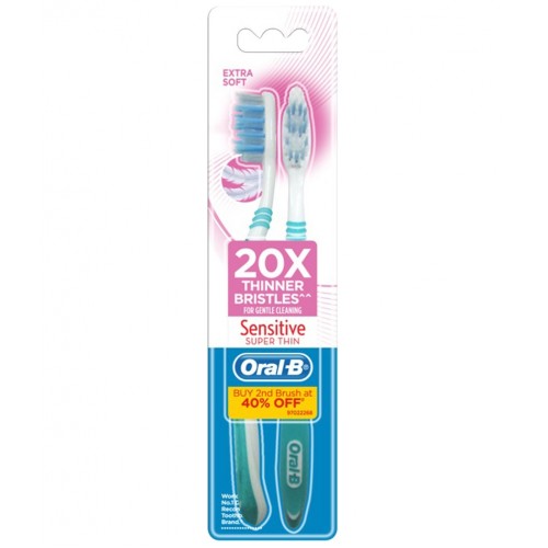 Oral B Sensitive White 2s VP   Toothbrush