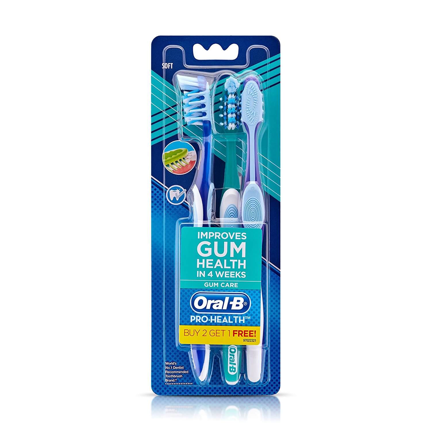 Oral B PH Gum Care Soft Buy 2 Get 1 N   Toothbrush
