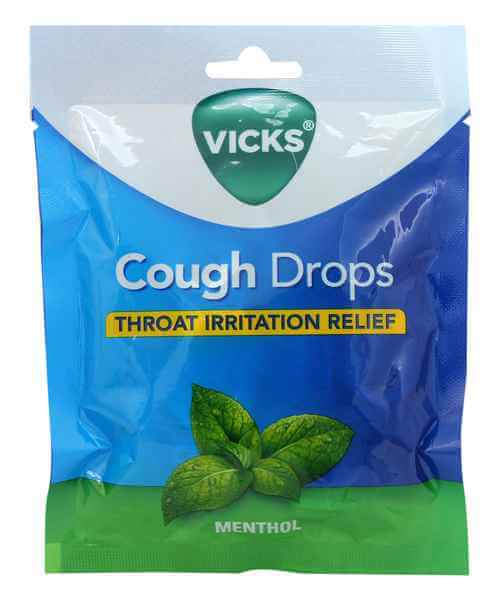 Vicks Cough Drop Bags Menthol