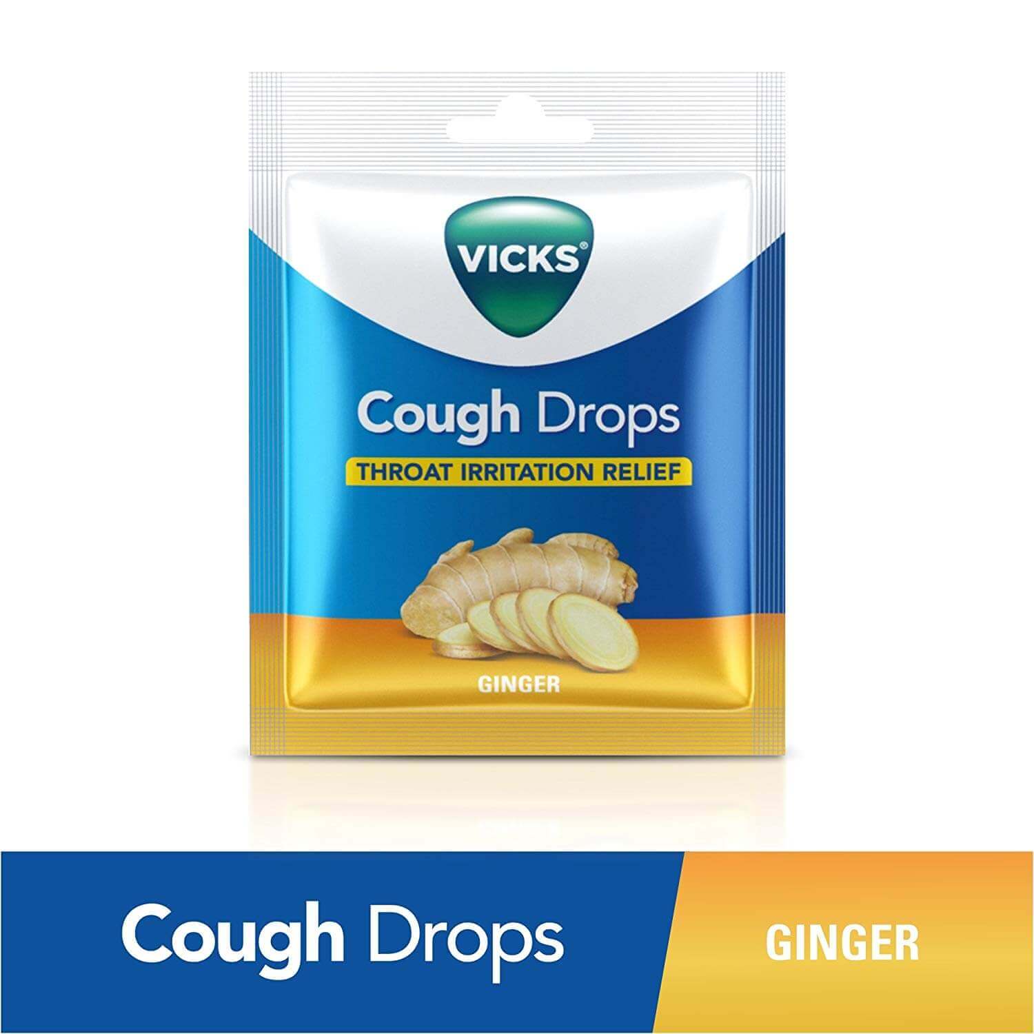 Vicks Cough Drop Bags Ginger