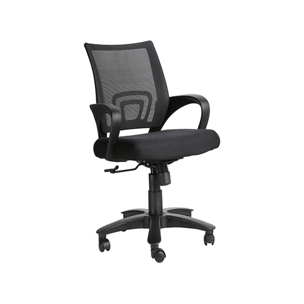 VJ Interior Sencillo Black Color Task Chair VJ-407