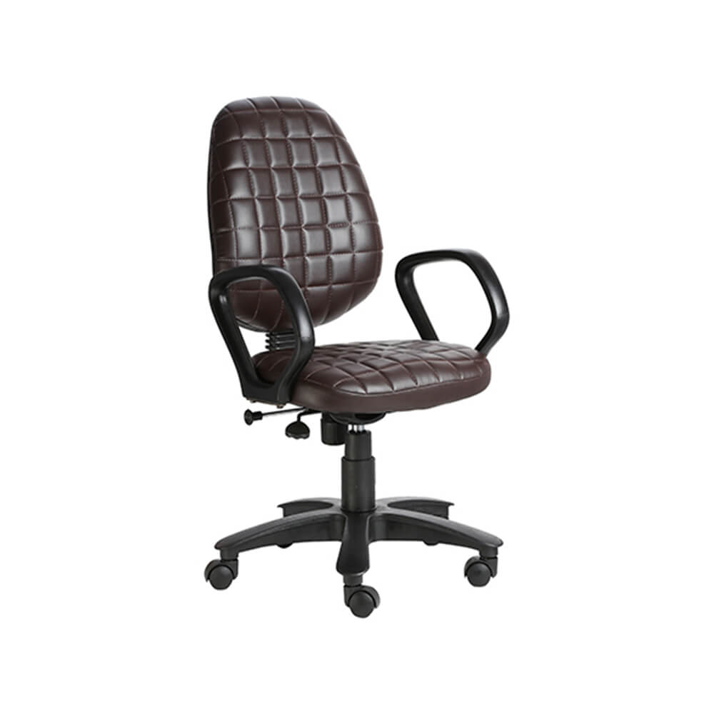 VJ Interior Moreno Brown Color Task Chair VJ-410