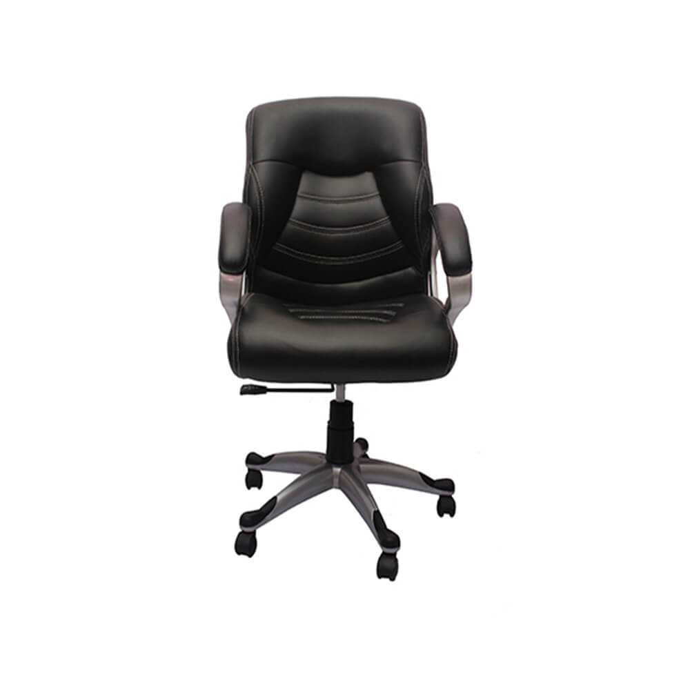 VJ Interior Visitor Chair Black 19 x 19 x 39 Inch VJ-113-EXECUTIVE-MB