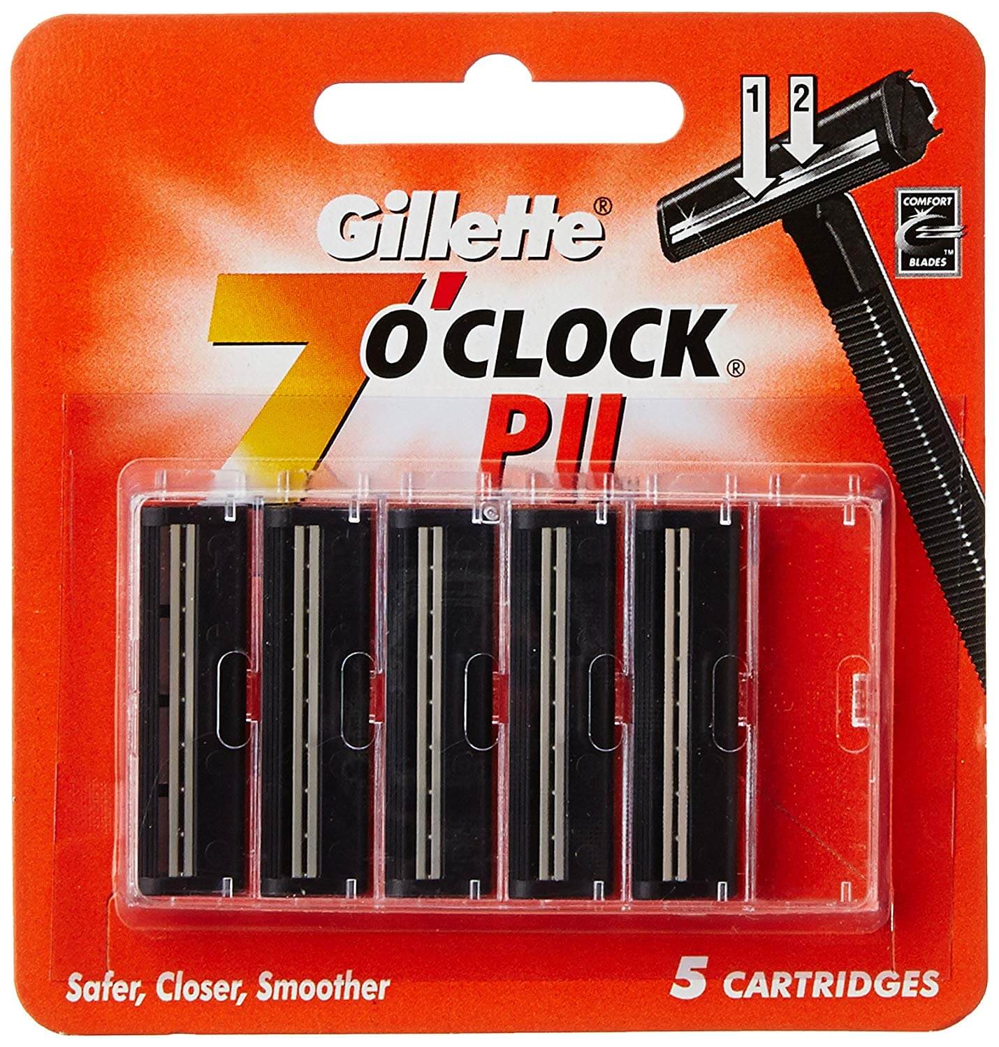 Gillette 7'O Clock P II - Twin Blade Cartridge