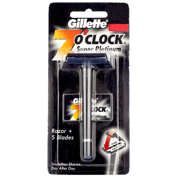 Gillette 7'O Clock Super Platinum Razor