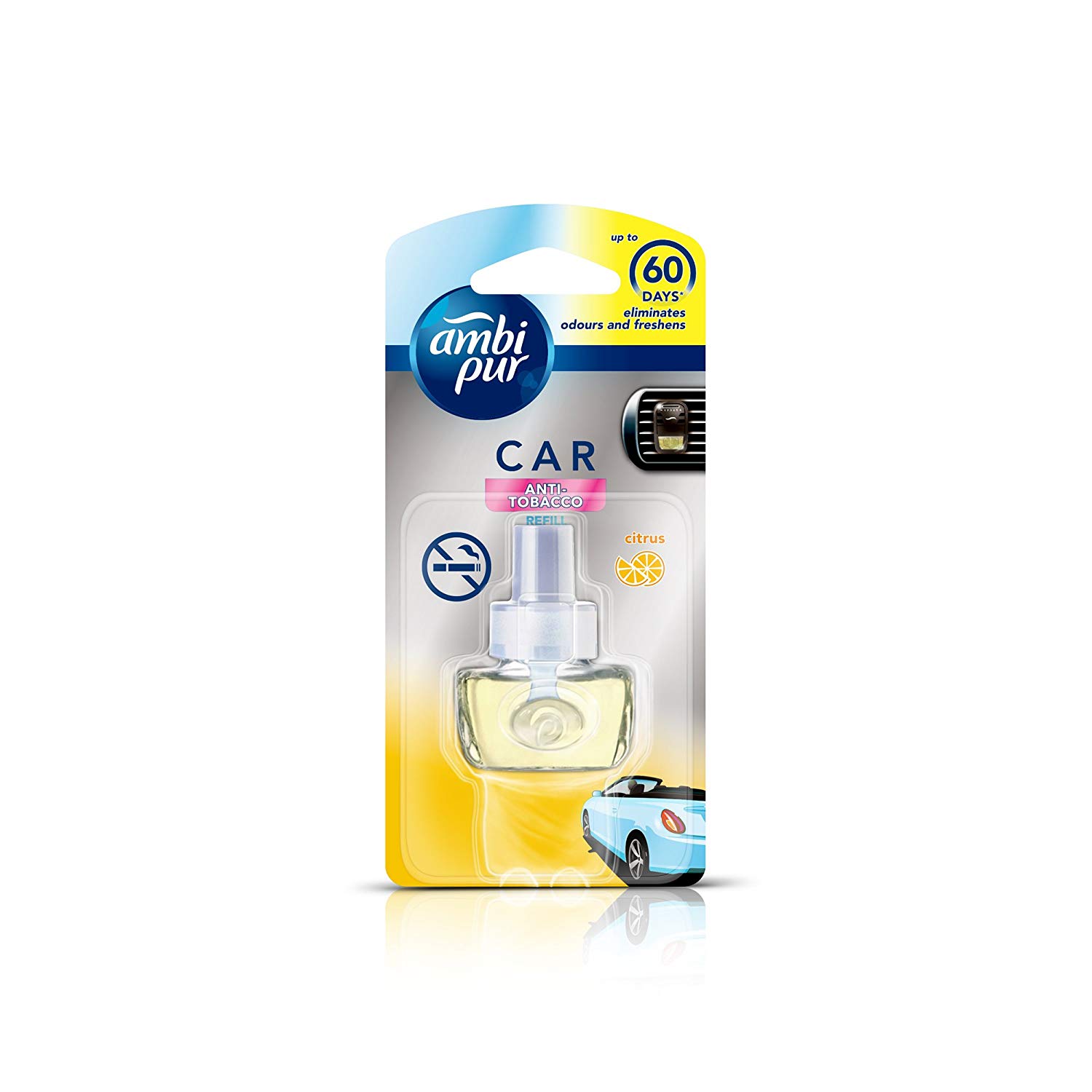 Ambi Pur After Tobacco Car Air Freshener Starter Kit 7.5 ml