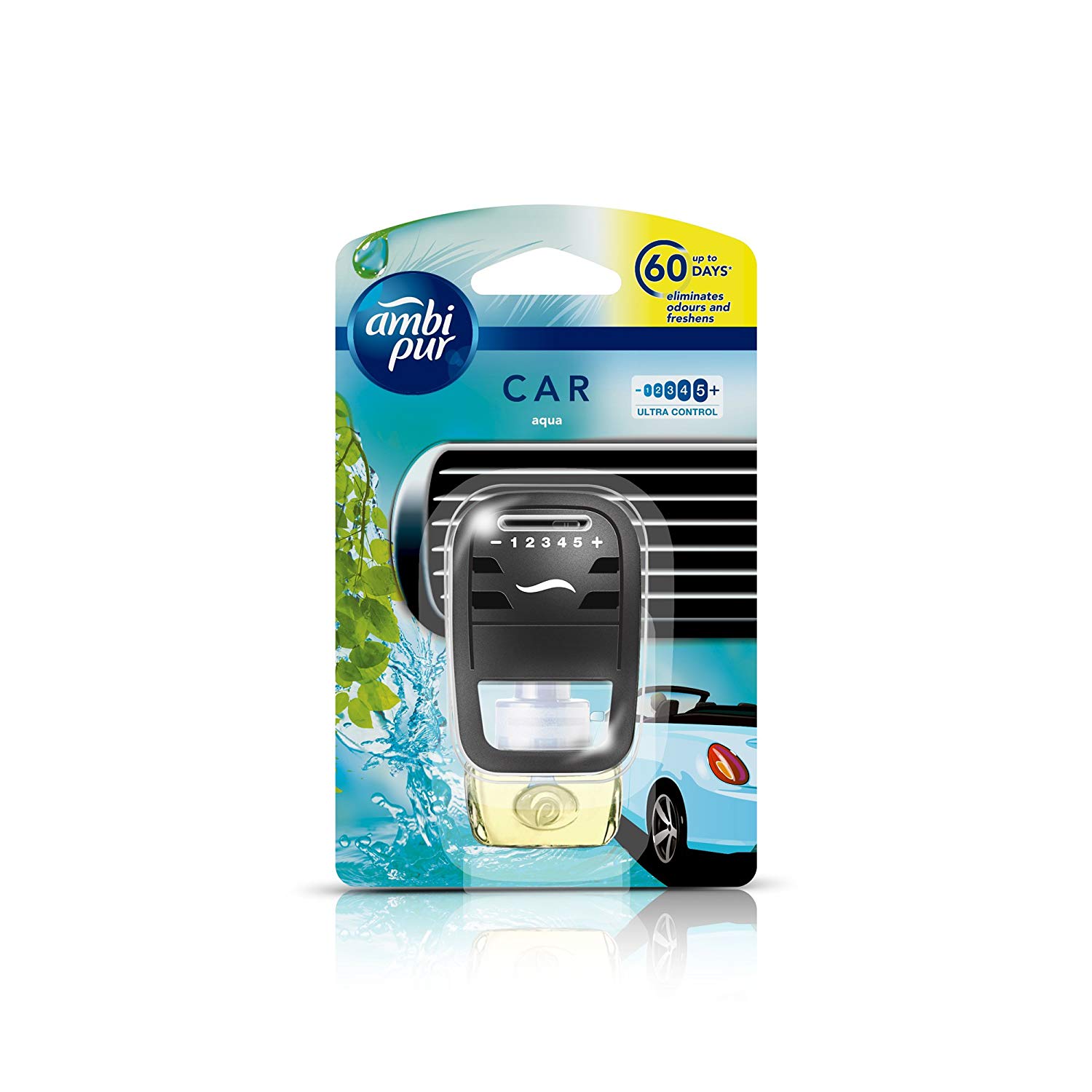 Ambi Pur Car Air Freshener Aqua+LavenderSpa+Exotic Jasmine Promo 7.5 ml