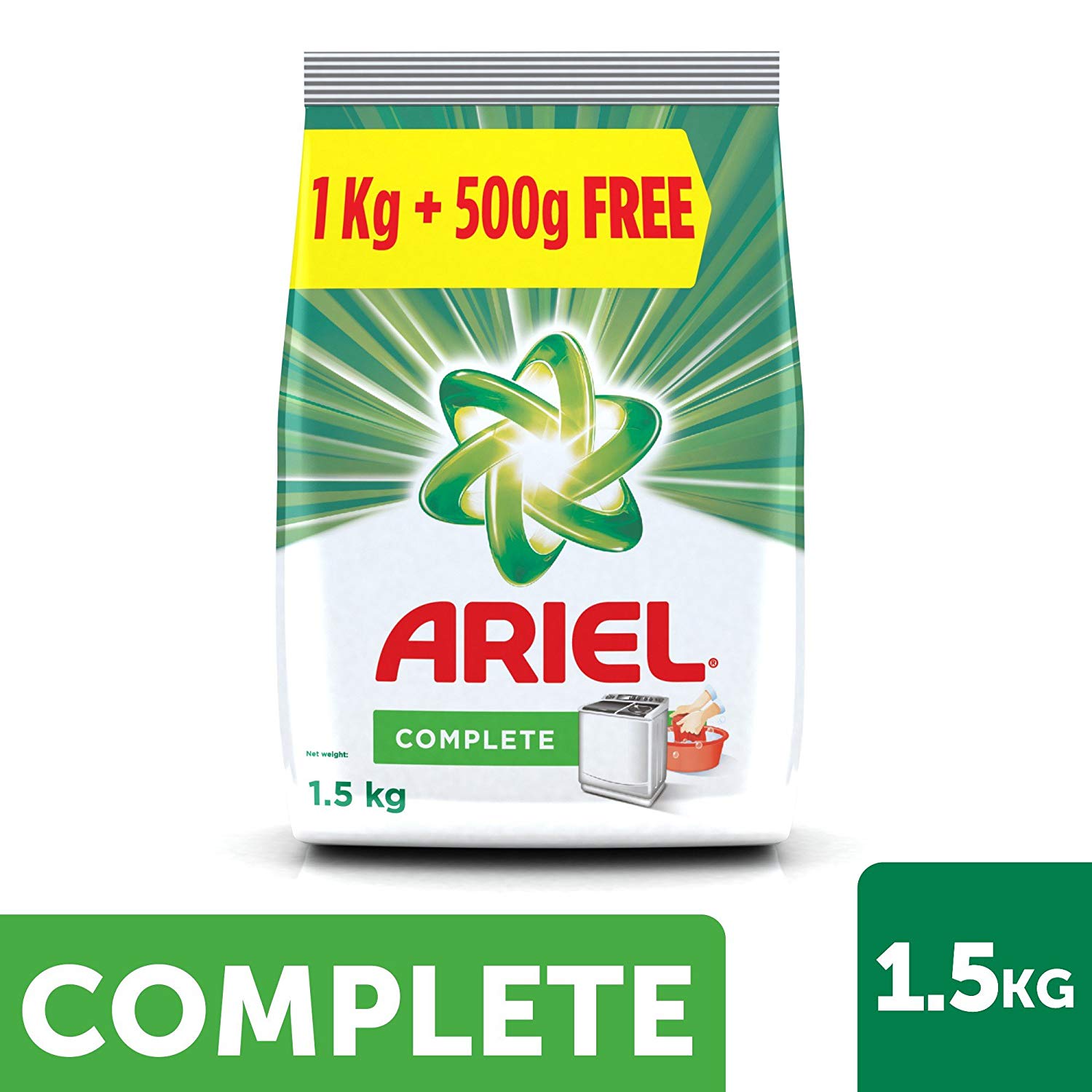 Ariel Colour Washing Detergent Powder 1.5 Kg 