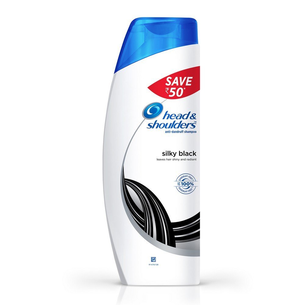 Head & Shoulders Silky Black Shampoo, 400ml