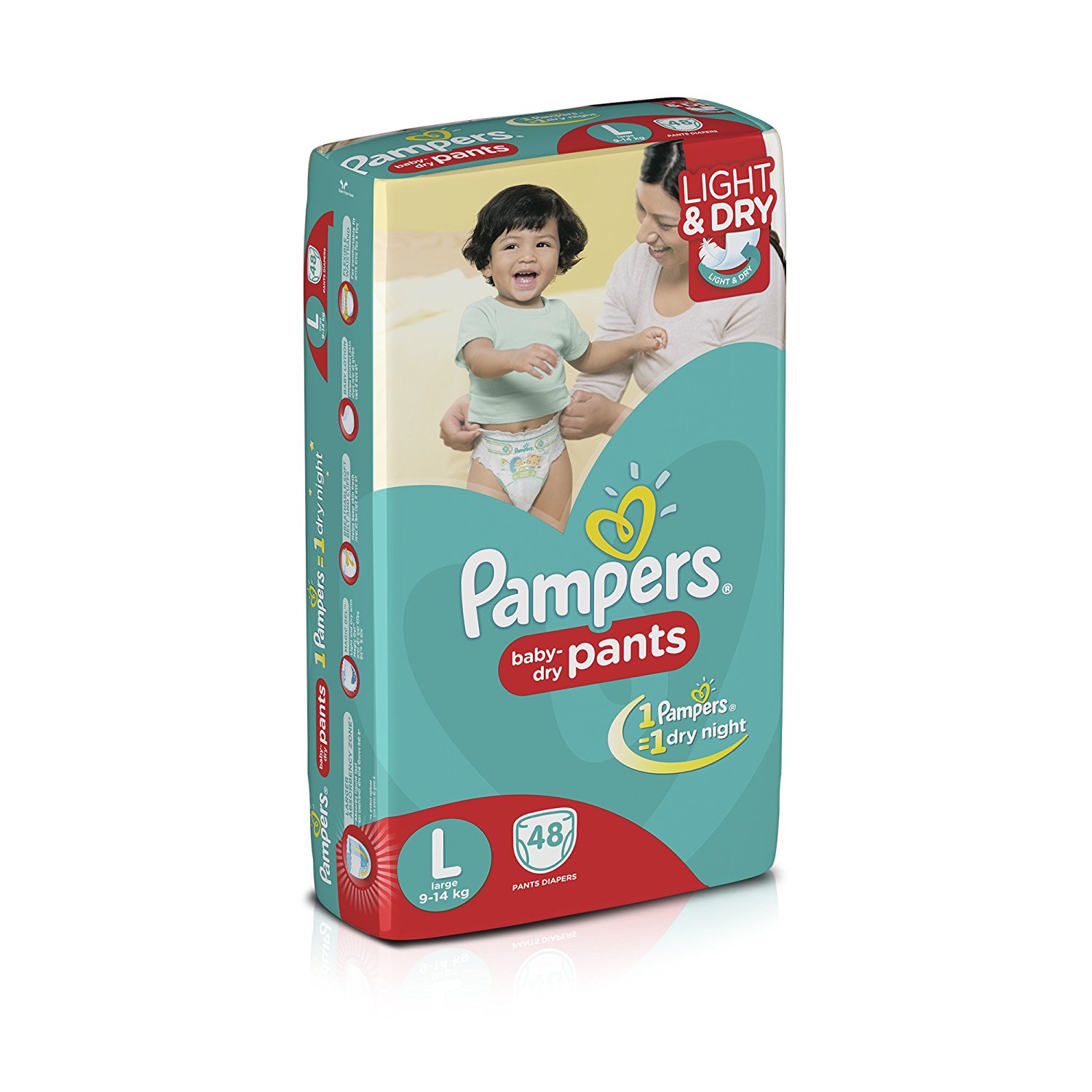 Pampers Large Size Diapers (48 Count)