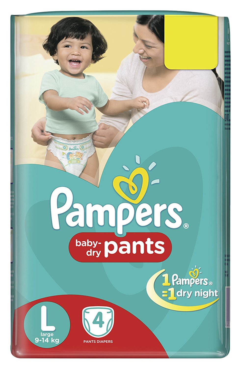 Pampers Large Size Diapers (4 Count)