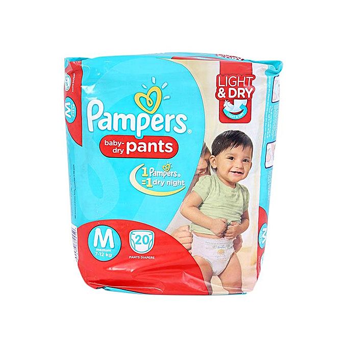 Pampers Medium Size Diaper- Economy Pack