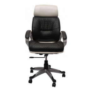 VJ Interior Executive Chair Black and White VJ-169-EXECUTIVE-HB