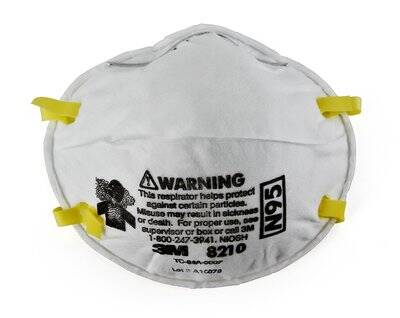 3M 8210 N95 Mask and Respirator (20 pieces pack)