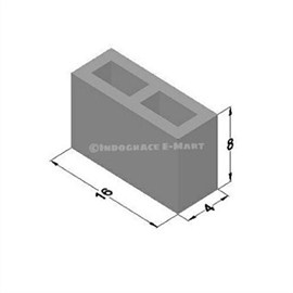 4 Inch Hollow Bricks(16x8x4)