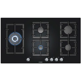 Bosch Black Tempered Glass Gas Hob (PPS916B91E)