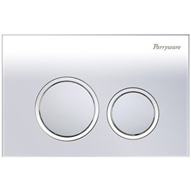 Parryware Linea Plus Push Plates (C8220A1/C8220A2/C82201C Round Chrome/Matte/White)