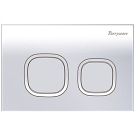 Parryware Linea Plus Push Plates (C8219A1/C8219A2/C82191C Soft Chrome/White/Matte)