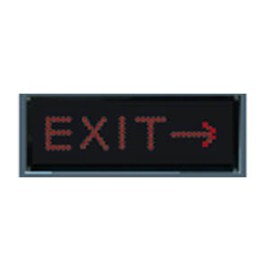 EXIT Sign With Arrow
