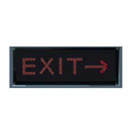 EXIT Sign With Arrow