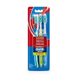 Oral B Cavity Defence Soft 3s Pack N Toothbrush