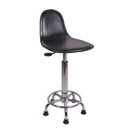 VJ Interior Escaso Bar Stool Black 15 x 15 x 24 to 33 Inch VJ-0046