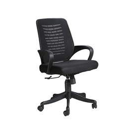 VJ Interior Costilla Black Color Task Chair VJ-406