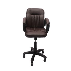 VJ Interior Visitor Chair Brown 19 x 19 x 39 Inch VJ-21-VISITOR-LB