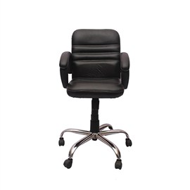 VJ Interior Visitor Chair Black 19 x 19 x 39 Inch VJ-105-VISITOR-LB