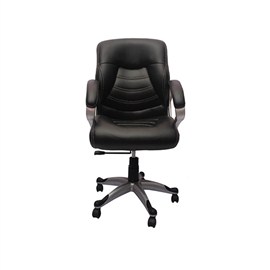 VJ Interior Visitor Chair Black 19 x 19 x 39 Inch VJ-113-EXECUTIVE-MB