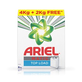 Ariel Matic Top Load Detergent Washing Powder - 6 kg
