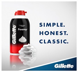 Gillette Fat Foamy (Regular) 300gm