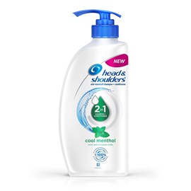 Head & Shoulders 2-in-1 Shampoo + Conditioner, Cool Menthol, 750ml