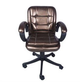 VJ Interior Chiquita Low Back Chair Copper 19 x 20 x 21 Inch VJ-0147